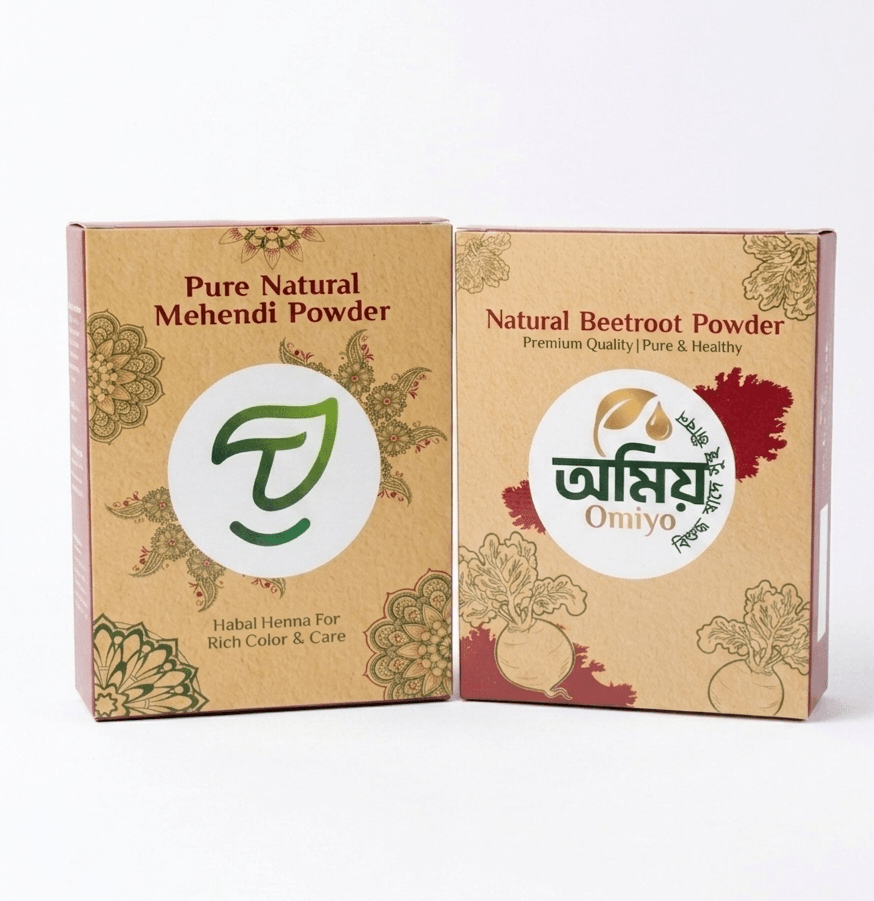 বিটরুট মেহেদী পাউডার কোম্বো (Betroot Mehendi Powder Combo)